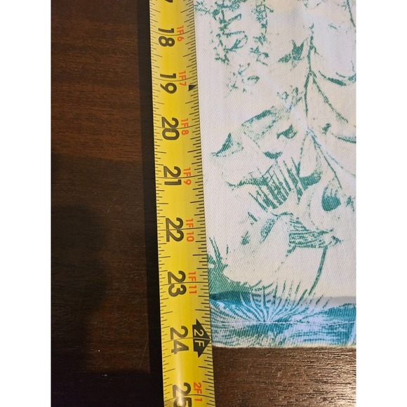 Lucky Brand Jeans Green White Tropical Low Rise Crop Lolita Size 6/28 - Picture 7 of 9